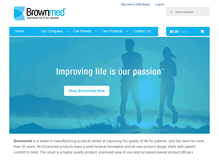 Tablet Screenshot of brownmed.com